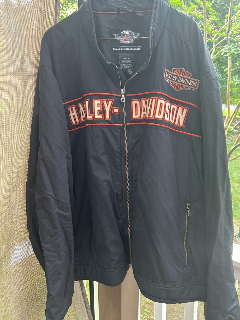 Harley Davidson Men’s High Gear Nylon Riding Jacket Black (97519-12VM) size 3X